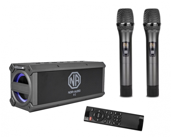 Акустическая система с двумя беспроводными микрофонами Noir-Audio K-2